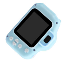 Kindercamera met timerfunctie, bediening met één knop, educatieve digitale camcorder voor peuters, geschikt voor kinderen, blauw.