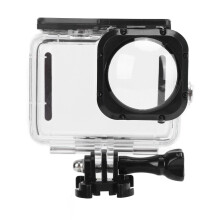 Waterdichte behuizing voor duiken tot 40 meter, compatibel met de GoPro Hero 9 Max actiecamera met groothoeklens.