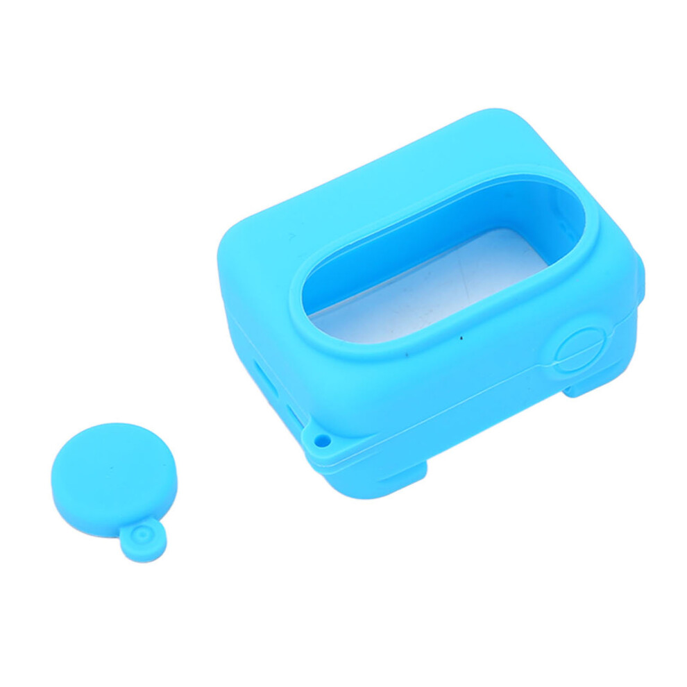 Camera Protective Case Silicone Dust Proof Scratch Resistant Thumb Camera Case Compatible With Insta360 Go3 Blue 3378313242699