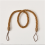 Set mit 2 Gardinenhaltern, gewebte Vorhanghalter Brown 3