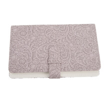 96 Pockets Mini Photo Album PU Leather Picture Storage Clip Holder for Fuji Film Instax Mini 12 11 Credit Cards Movie Tickets Purple Lace
