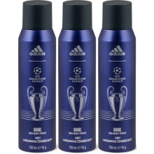 X3 Adidas UEFA Champions League Goal Deo Spray 48h