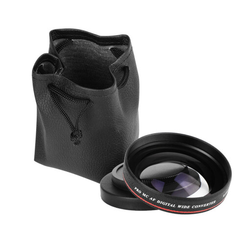 ZOMEI 0.45X Optical Glass Ultra Slim Wide Angle Filter Accessory Compatible With DSLR (55mm) 1