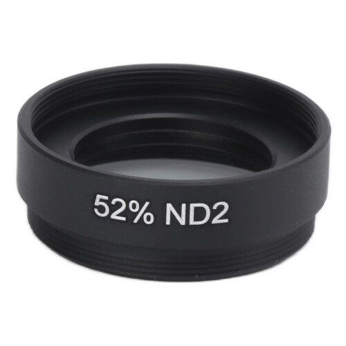 Filtro lunar de 1,25 polegadas para telescópio, filtro de densidade neutra (ND) compatível com ocular de telescópio astronômico, 52% ND2.