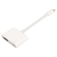 Compatibel met iOS naar HD multimedia-interfaceadapter, video- en audiosynchronisatieschermconnector, compatibel met iPhone naar tv-voedingstype.
