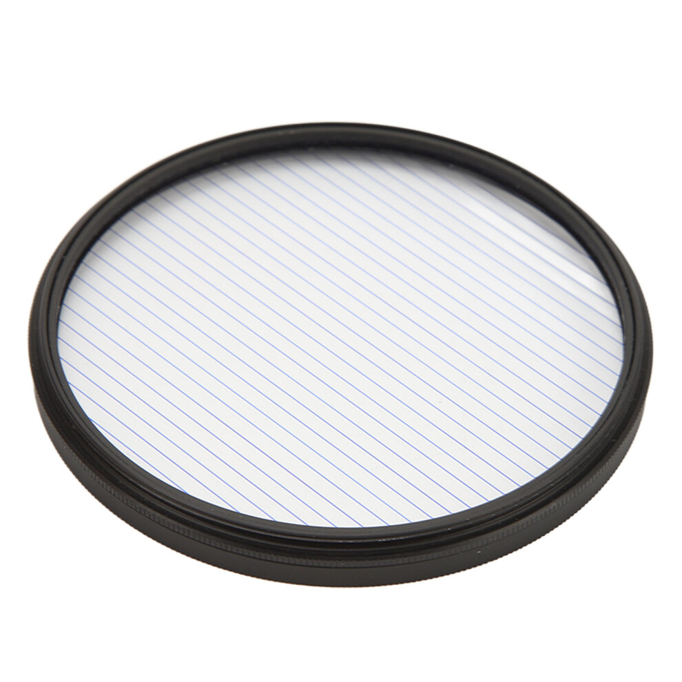 Streak Special Effects Lens Filter 77Mm Anamorphic Flare Effect Filter Compatible With Camera Night Shooting Blue/Light 3305203593982