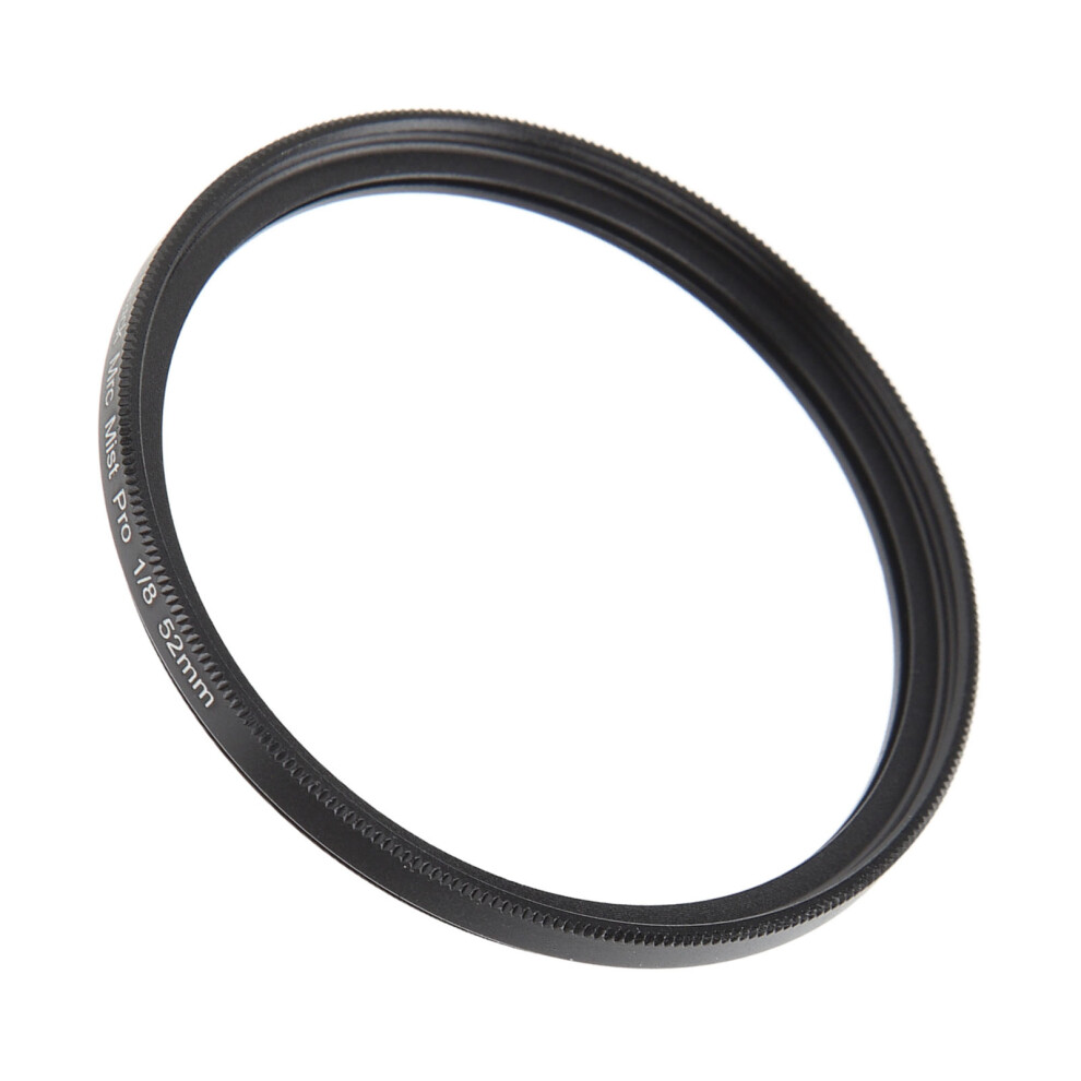 Camera Mist Filter 1/8 Soft Filter Portrait Soft Focus Filter Compatible With Video Vlog Portrait Photography 52Mm Black/Light 3435441830065