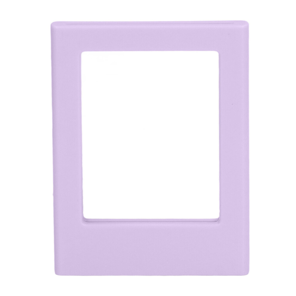 3In Magnetic Picture Frames Diy Powerful Magnet Splicable Small Magnet Photo Frame Compatible With Instant Camera Mini Photos Purple 3733733275663