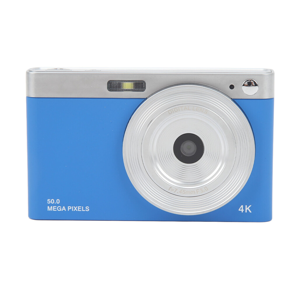 2.88In Digital Camera 50Mp Ips 4K Digital Camera 16X Digital Zoom Anti Shaking Small Digital Video Camera Blue 3832555352351