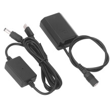 NP FZ100 dummy-batterij type C step-down adapter compatibel met A9 A9 II A9R A9S A7 III A7R III A7S III A6600 A7 IV A7R IV A7C A1 FX3 camera's