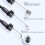 4.3in Color LCD Endoscope Camera 1080P IP67 2000mAh 14