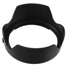 Omkeerbare ABS-zonnekap met antireflectiecoating, compatibel met RF24-105mm F4 L IS USM, zwart.
