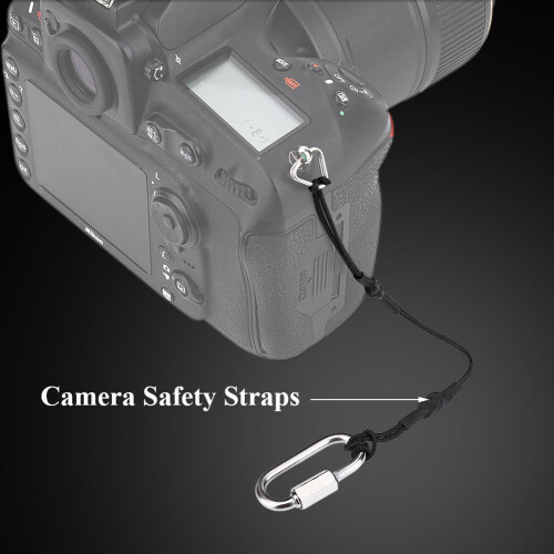 Universal Durable Camera Strap Safety Rope Tether with Clip Hook Compatible With DSLR Mirrorless Cameras 2