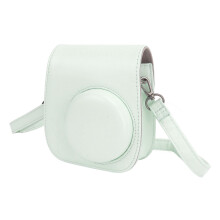 Mini Pikakamera Suojapussi PU-kotelo Yhteensopiva Fujifilm Instax Mini 12:n Kanssa Albumisuodattimilla Värikkäät Ripustuskehykset Tarrat Vihreä
