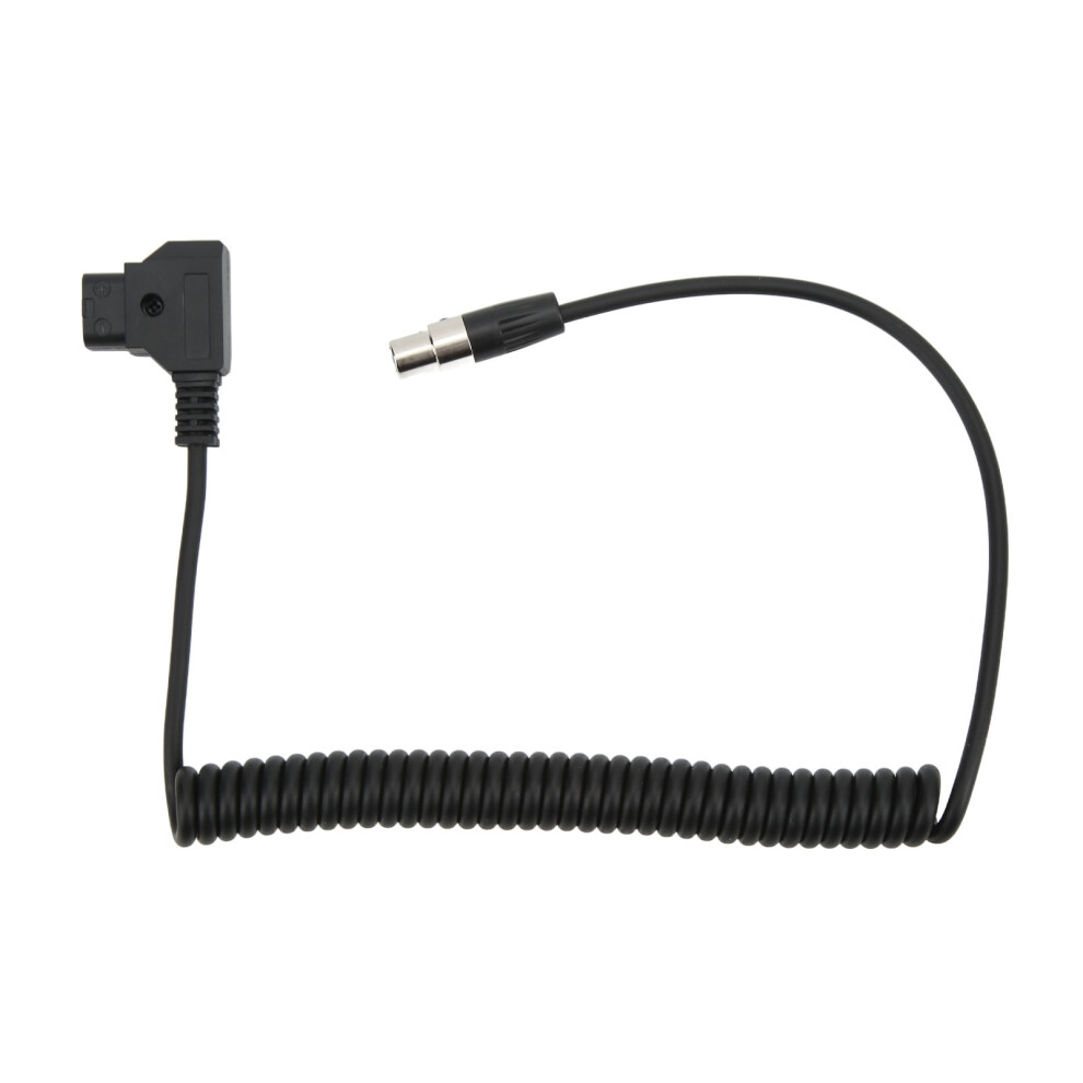 D Tap Male To 4 Pin Mini Xlr Adapter Power Coiled Cable Compatible With Tvlogic Monitor Power Cord 12V 3507761487981