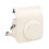 Estojo de couro PU com alça de ombro ajustável, compatível com proteção Instax Mini 11/9/8, branco. 1