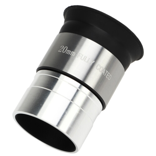 Ocular de telescópio astronômico de 1,25 polegadas, em vidro óptico, com distância focal de 20 mm, compatível com observação da Lua. 2