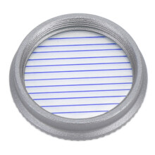 Actiecamera lensfilter met streep-effect, nanocoating, optisch glas, waterdicht, draagbaar, compatibel met Insta360, GO3, GO2, streepblauw