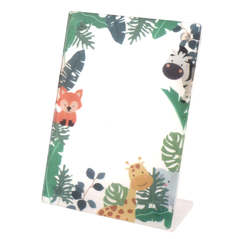 Universal 3In L Shape Magnetic Photo Frame Acrylic Photo Frame Stand Compatible With Home Office Animal Compatible Withest 3396657454219
