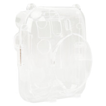 Transparante, krasbestendige PC-camerahoes met verstelbare schouderriem, geschikt voor Instax Mini 12.
