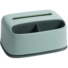 Tissue Dispenser Rectangular Tissue Dispenser Box with Plastic Face Tissue Dispenser Box Can Store And Place Tissue Paper Holder (green) SXQ