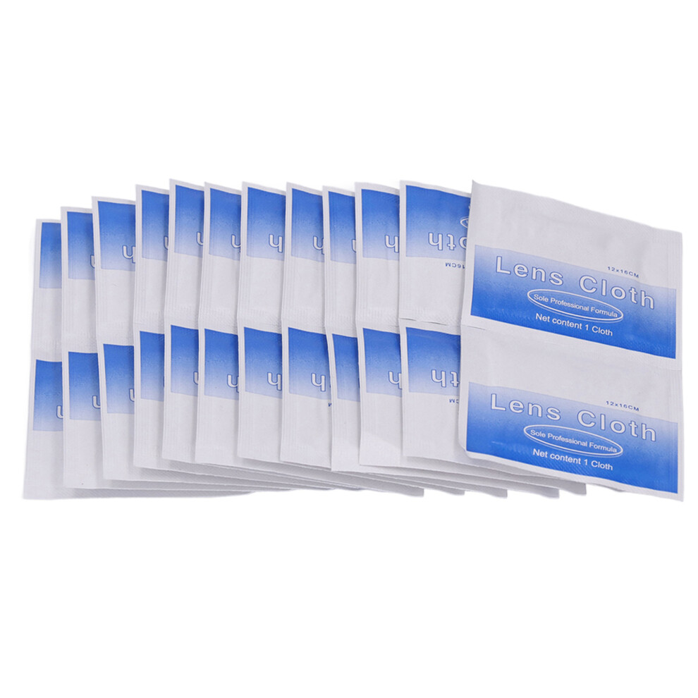 48Pieces Lens Cleaning Wipes Disposable Screen Cleaning Papers Compatible With Eyeglasses Camera