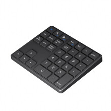 Dual Numeric Keypad 2.4Ghz Wireless Keyboard K35 Digital Keyboard 300mAh Rechargeable Numpad Black