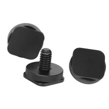 3-teiliges Set 1/4-Zoll-Stativgewinde-Adapter für DSLR-Kameras, kompatibel mit Blitzgeräten, Mikrofonen und LED-Lampen
