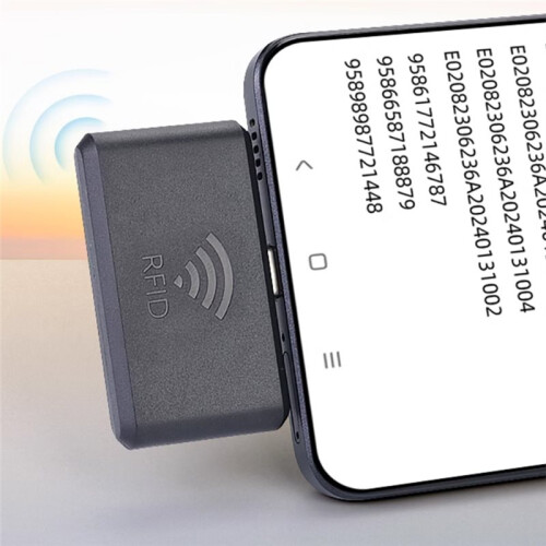 Lecteur RFID UHF 902-928 MHz Type-C pour Android avec Émulation de Clavier, Mode HID et OTG 1