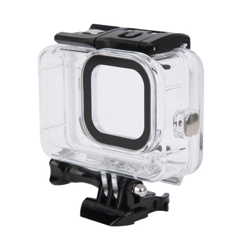 45M Deep Action Camera Waterproof Case Transparent Protective Shell Compatible With Gopro Hero9 Camera