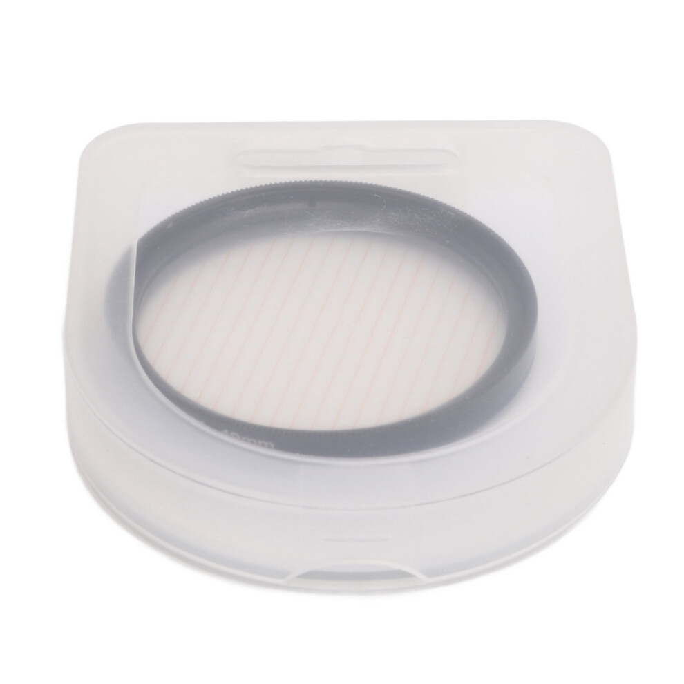 Junestar Camera Lens Filter Streak Anamorphic Effect Photography Filter Accessories 49Mm/1.93In Gold 3613425963446