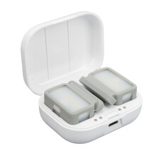 Sunnylife LED-videolamp, tweeweg mini draagbare invullicht voor fotografie, vloggen en andere toepassingen.