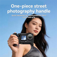 Sheingka Street Photography Handle for OSMO Action 6 Quick Release Rabbit Protective Case VLOG Photography Accessories