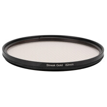 Junestar 82mm Streak Effect Digital Camera Filter Lens Cinematic Effect Lens Filter Compatible With Fujifilm Golden Streak