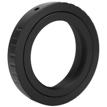 Lensadapterring van aluminiumlegering, compatibel met T2-vattinglenzen en Canon EF-vattingcamera's.