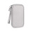 Digital Accessory Storage Bag Small Grey Multi Layers Nylon Electronics Organizer Compatible With Travel 2