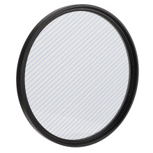 Junestar 86mm Blue Streak Special Effects Filter Antiscratch Optical Glass Aluminum Alloy Frame Compatible With Nikon