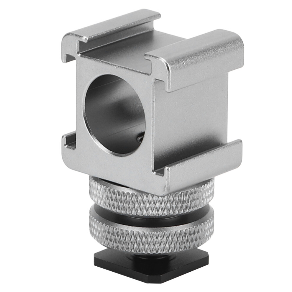 Camera Three Heads Hot Shoe Mount Fill Microphone Monitor Stand Cold Shoe Accessory Light 3373662808671