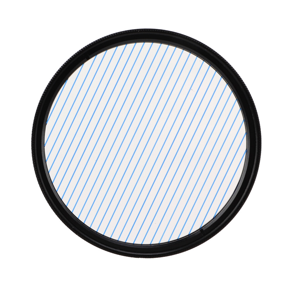 Junestar Streak Special Effects Filter Anamorphic Optical Glass Compatible With Nikon Camera Accessory 58Mm/2.3In Blue 3560121136707