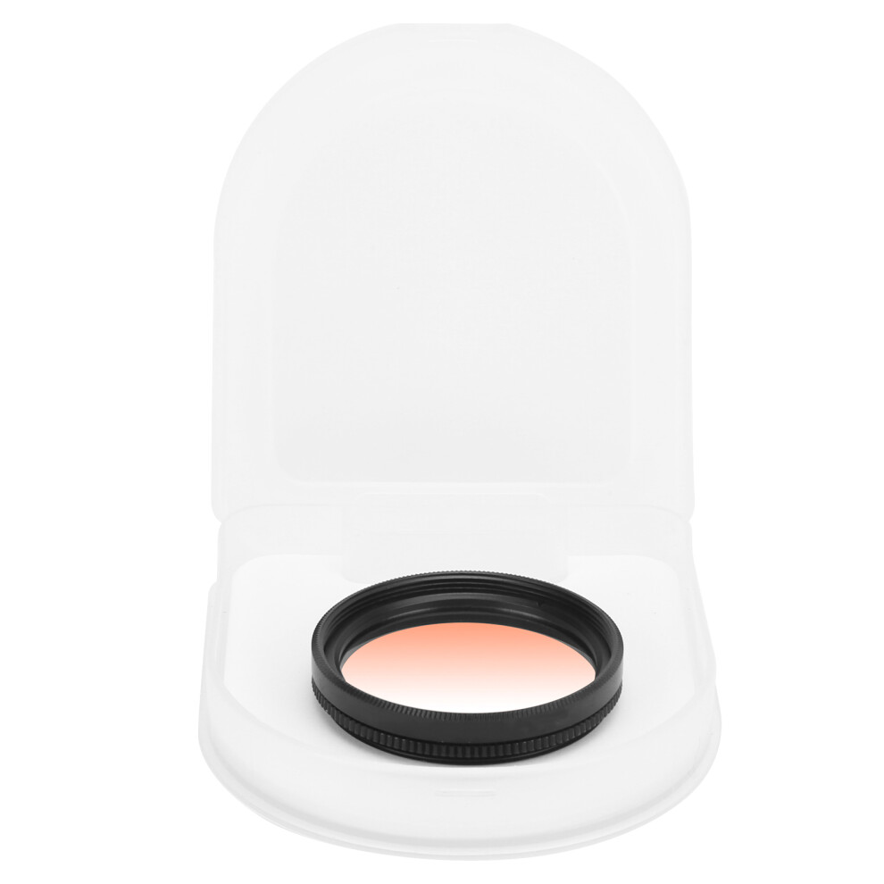 Junestar 37Mm Gradient Filter Multilayer Coating Waterproof Gradual Colour Lens Filter Compatible With Canon Cameragradient Orange 3453347636185