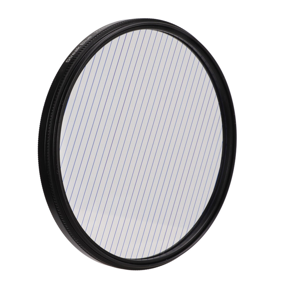 Junestar Streak Special Effects Filter With Aluminum Alloy Frame Camera Accessories 77Mm Blue 3206416012362