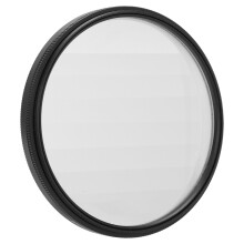Filtro de lente de prisma lineal de 77 mm, prisma de vidrio compatible, filtro de lente de desenfoque de fondo, compatible con fotografía de cámara.