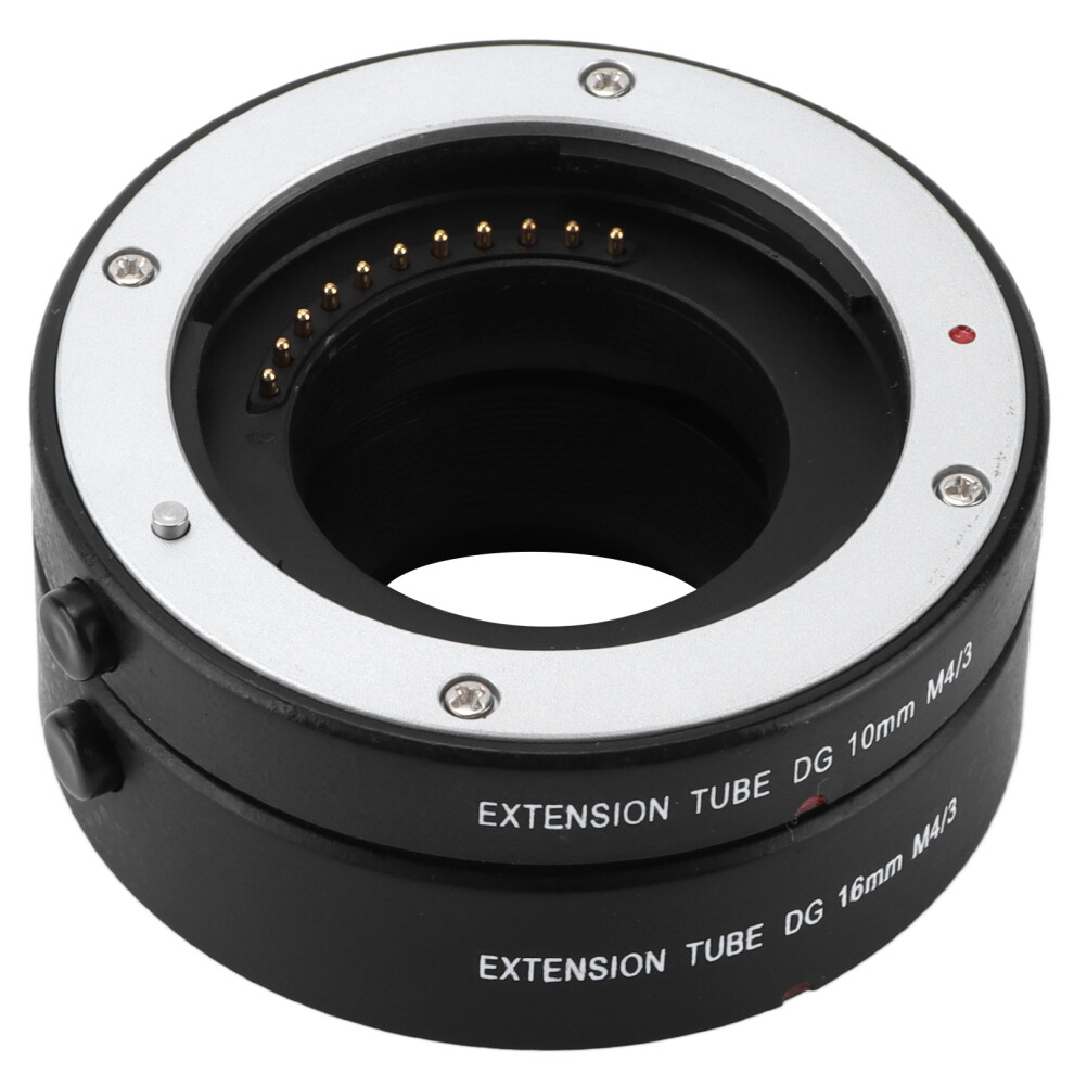 Macro Extension Tube 10Mm 16Mm Auto Focus Close Shot Adapter Tube Rings M4/3 Mount Compatible With Small Objects 3600185491661