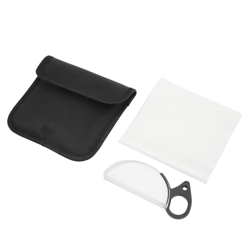 80Mm Camera Lens Prism Optical Glass Handheld Special Effect Filter Half Moon Photography Accessories 3245325759913