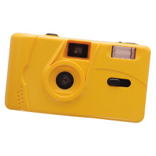 M35 filmcamera, herbruikbaar, draagbaar, stijlvol en duurzaam. Een geweldig cadeau, ook geschikt voor vrienden. Geel.