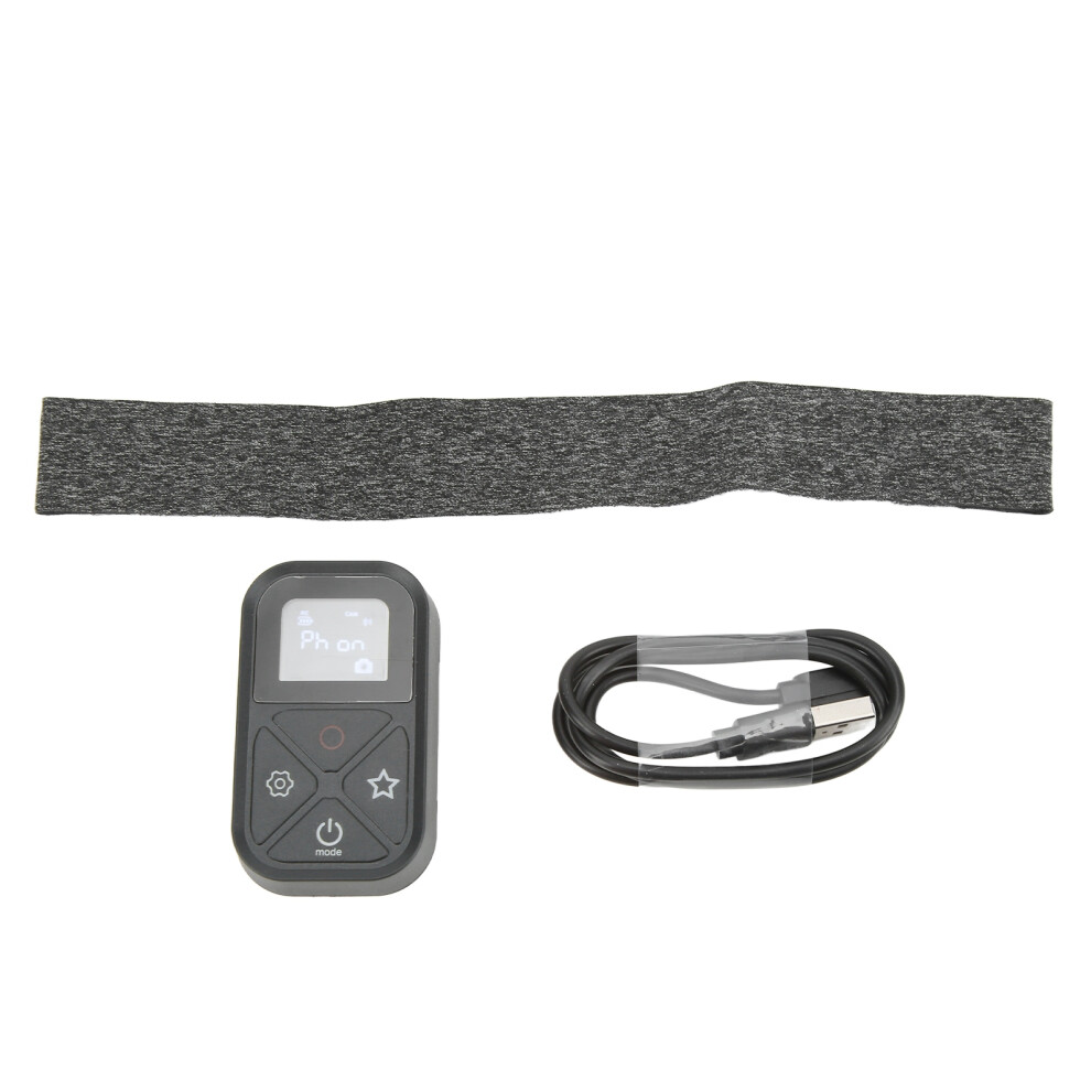 Smart Remote Control Shortcut Keys Wireless Bluetooth Remote Control With Wrist Strap Compatible With Hero Action Camera 3546650008944