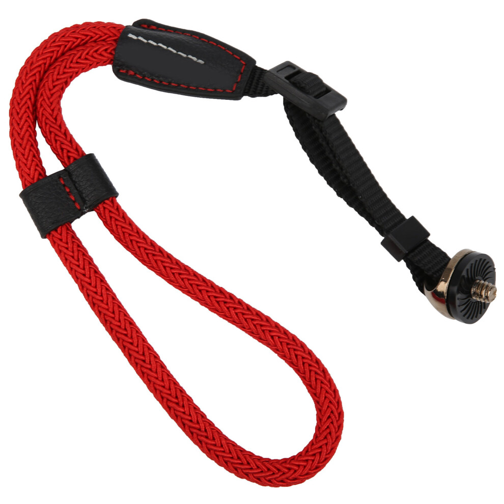 Antifall Wrist Strap Knitting Slr Mirrorless Camera Hand Stabilizer Universal Wriststrap( ) Red 3031464923786
