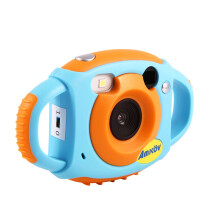 AMKOV 1.8" Mini lelu HD digitaalinen videokamera lahjaksi yhteensopiva lasten kanssa (sininen)