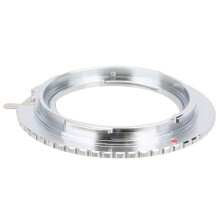 NEWYI aluminium lensadapterring, lichtgewicht, compatibel met NEX-vatting lenzen en Z-vatting camerabody's, zilverkleurig.