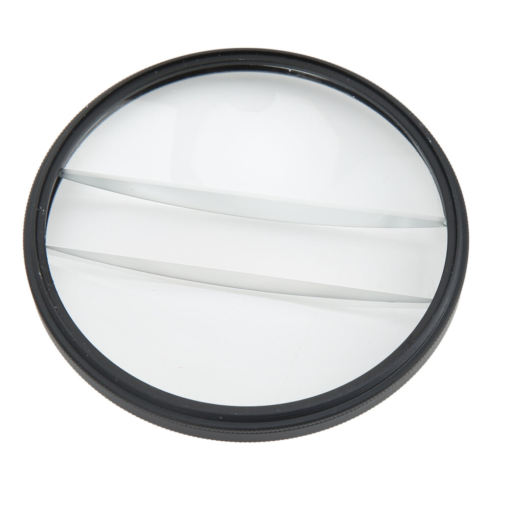 Camera Special Effects Filter Double Half Moon Glass Split Diopter Filter Compatible Witheground Blur Photography Slr Accessory 3651508623542